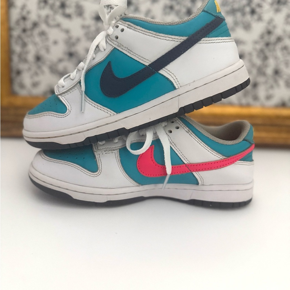 Nike Dunk Low “Dusty Cactus Thunder Blue” – Size 5.5Y / 7W